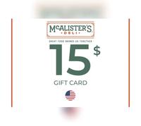McAlister’s Gift Card 15 USD Key - UNITED STATES