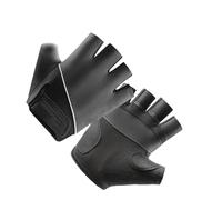 MCAOAL 1 par de guantes transpirables sin dedos para gimnasio con palma que absorbe los golpes para ciclismo, entrenamiento, actividades al aire libre, peso ligero, poliéster