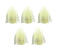 MCAOAL 5pcs línea de pesca sonajeros multifuncional atractor Uper Lures Lurer tubo de inserción para exterior línea de pesca