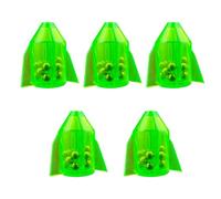 MCAOAL 5pcs línea de pesca sonajeros multifuncional atractor Uper Lures Lurer tubo de inserción para exterior línea de pesca