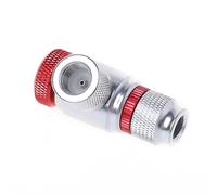 MCAOAL Adaptador de cabezal inflador de CO2 de fijación rápida con boquilla para bicicleta de carretera y montaña, adaptador de boquilla de neumático