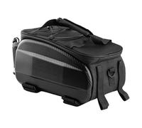 MCAOAL Alforjas ergonómicas regulables para bicicleta, estructura de fibra de carbono impermeable para equipaje y equipaje, alforjas traseras regulables