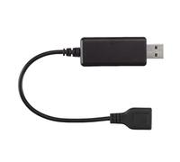 MCAOAL Cable de carga USB con salida ajustable de 5,2 V, 7,4 V, 9,2 V, cable de alimentación externa para huellas dactilares y dispositivos electrónicos