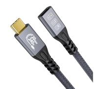 MCAOAL Cable de extensión USB C de 240 W, transmisión de 20 Gbps, carga rápida y pantalla de video 4K para dispositivos digitales tipo C