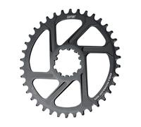 MCAOAL Cadena para bicicletas 32T, 34T, 36T, 38T, piñón de 3 mm de ancho estrecho para bicicletas de montaje directo, bielas para bicicleta de montaña individual