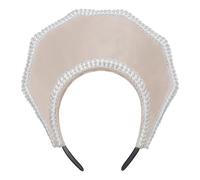MCAOAL Diadema clásica de Ana Bolena con elegante detalle de perlas artificiales para representaciones teatrales, fiesta de Halloween, coronilla para festivales