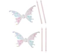 MCAOAL Fantasy Cosplaying Dog LED Wing Costume with LED Lamp Suitable for Dog Enhancing Safety Dark and Plastic Build Easy Wing