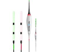 MCAOAL Flotador electrónico de Pesca Nocturna de con luz LED de bajo Consumo, Equipo de Pesca Flotante Que Cambia de Color, Equipo Duradero