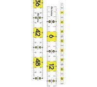 MCAOAL Herramienta de medición portátil para pescadores, cinta métrica de agua salada, equipo de cinta métrica para pescadores
