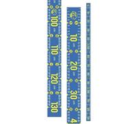 MCAOAL Herramienta de medición portátil para pescadores, cinta métrica de agua salada, equipo de cinta métrica para pescadores