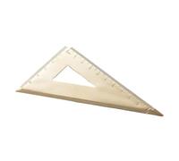 MCAOAL Latón Dibujo del Protractor Vintage Triangular Regla Geometría Escala Regla Regla Para Estudiantes Arquitectos Ingenieros Duración