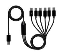 MCAOAL MultiUSB C Cable divisor USB C USB 2.0 tipo a 2/4/6 USB macho cable divisor para carga rápida y transferencia de datos