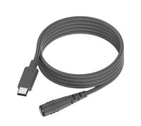 MCAOAL PD100W - Cable de extensión USB tipo C macho a DC5521 hembra de 5,5 x 2,1 mm para portátiles y dispositivos