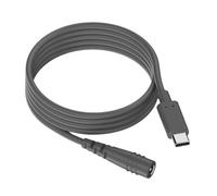 MCAOAL PD100W - Cable de extensión USB tipo C macho a DC5521 hembra de 5,5 x 2,1 mm para portátiles y dispositivos