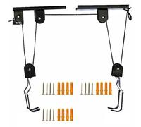 MCAOAL Percha de acero para bicicleta con diseño deslizante, ahorro de espacio vertical para múltiples tipos de almacenamiento de metal