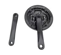 MCAOAL Plato triple 24/34/42 dientes 170 mm bicicleta de montaña bielas mezcla de aluminio consistente 8 velocidades transmisión contra desgaste ciclo bielas de aluminio y acero