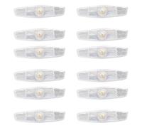 MCAOAL Reflectores de radios con diseño antideslizante que mejora la visibilidad diurna y nocturna en carretera, no se necesitan herramientas, reflectores nocturnos para ciclismo