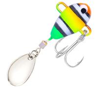 MCAOAL Señuelos de pesca para agua salada, cuchara, aparejos de pesca, cebos de metal, señuelos giratorios aptos para principiantes