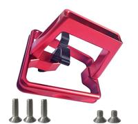 MCAOAL Soporte de aleación de aluminio para estante delantero, adaptador de base de bicicleta, soporte plegable para bloque de bicicleta, aleación de aluminio, estante frontal