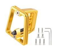 MCAOAL Soporte frontal dividido de 3 agujeros de aleación de aluminio, soporte de carga seguro para herramientas de bicicleta plegables, durabilidad y montaje en portabicicletas