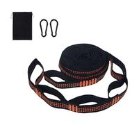 MCAOAL Suspensión multiusos para hamaca: nailon reforzado y bloqueo rápido de 500 libras de capacidad de patio trasero a desierto, ligera, esencial para viajes, correas de mosquetón, configuraciones