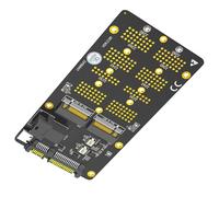 MCAOAL Tarjeta de interfaz NVMe portátil a SATA3 y SFF 8643 para actualizaciones fáciles de discos duros y copia de seguridad de datos