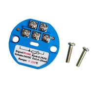 MCAOAL Transmisor de temperatura PT100 Sensores 4-20mA salida DC24V Fuente de alimentación para fiabilidad, dispositivo de temperatura, transmisor de temperatura