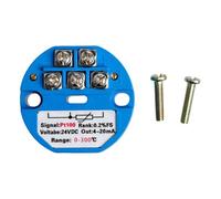 MCAOAL Transmisor de temperatura PT100 Sensores 4-20mA salida DC24V Fuente de alimentación para fiabilidad, dispositivo de temperatura, transmisor de temperatura