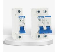 MCB DZ47-63 1P 2P 3P 4 polos C45 .5Ka AC disyuntor en miniatura interruptor de aire doméstico 60Hz 10A 16A 20A 25A 63A tipo C sobrecarga(6 Years,3P)