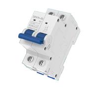 MCB Industrial Con Luz Indicadora De Estado Para Tableros De Distribución Eléctrica Componentes electricos(1P 2pcs 50A)