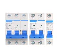 MCB NXB-63 1P 2P 3P 4P AC 230/400V 1A-125A Circuit Breaker DIN Rail Mounting Miniature Household Air Switch(2P,6A)
