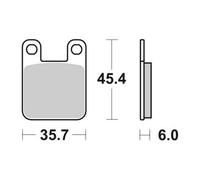 Juego de pastillas de freno TRW MCB535
