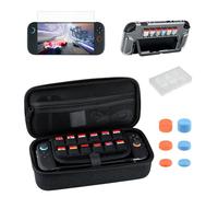 Mcbazel 10 en 1 Set de Estuche Protector para Nintendo Switch 2 2025, Bolsa de Transporte con Doble Cremallera, Estuche Cristal para Switch, Película Templada,Caja de Almacenamiento,Joysitck Tapas