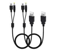 Mcbazel 2 en 1 cable de carga de PSP, 2Pcs cable de carga USB para PSP1004/2004/3004/ 3000/2000/1000
