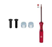 Mcbazel 2 Juegos de Reemplazo Tornillo del Disco Duro con Anillo Roscado y Destornillador en Cruz para PS5 SSD (No para la PS5 Slim)