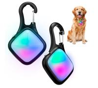Mcbazel 2 Piezas Collar Perro Luz Recargable con Clip, 4 Modos de Iluminación, Luz de Seguridad para Perros, Impermeable para Paseos, Correr y Acampar