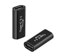 Mcbazel Adaptador 3.1 USB C OTG Hembra a Hembra Doble, 10Gbps Conector Soporta 4K Hdmi Vídeo y AudioExtensión USB Adaptador para Portátil, Teléfono, Nintendo Switch, PS5, Macbook USB C HUB 2Pcs