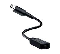 Mcbazel Adaptador de Cable Cargador Tipo C Femenino para Nintendo DSi/2DS/3DS, Incluidos los Modelos XL y New - Negro(18.5cm)