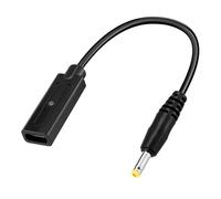 Mcbazel Adaptador de Cable de Carga Hembra Tipo C, Compatible con PSP 1000/2000/3000 y E1000 - Negro(18.2cm)
