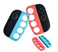 Mcbazel Agarre Fitness Boxing JoyCon para Nintendo Switch 2, Empuñadura de Boxeo para Fitness Boxing, Manijas para Joypad, Accesorios de Juego de Boxeo - Naranja y Azul