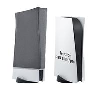 Mcbazel Antipolvo Funda para PS5 ,Protectora Cover Accesorios Carcasa Antiarañazos/Resistente al agua Funda Protectora para PS5 Edición digital/Consolas Ultra HD - Gris(No para PS5 Slim/Pro)
