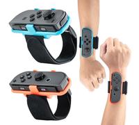 Mcbazel Bandas de Muñeca para Correa Ajustable para Controladores Joy-Con de NS Switch/Switch oled,No compatible switch 2,Just Dance, Burn It Up, Fitness Boxing