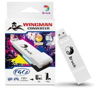 Mcbazel Brook Wingman FGC 2 Convertidor para PS5, Controlador con Cable PS5/PS4/XBox Series X|S/Xbox One/Xbox Elite/NS Switch/Arcade Stick a PS5/PC con Windows