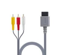 Mcbazel Cable de audio y vídeo compuesto AV para Wii y Wii U consola