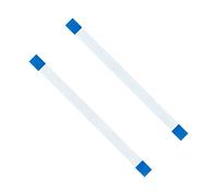 Mcbazel Cable flexible de alimentación con puerto de carga de repuesto de 12 pines para controlador PS4 2 uds