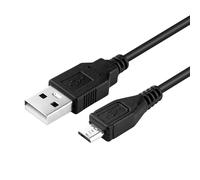 Mcbazel Cable Micro USB, Cable Básico Micro USB de Carga para Manette PS4/PS4 Slim/PS4 Pro, Manette Xbox One/One X/S/Xbox Elite, PS VITA 2000, 1M, Negro