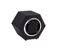 Mcbazel Caja de Cuerda Automática, Watch Winder Cuero de PU para un Solo Reloj, Almacenamiento de Relojes de Pulsera con Motor Silencioso, Rotación Automática, Alimentación USB-C