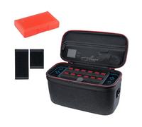 Mcbazel Funda de Transporte para Switch 2, Funda de Almacenamiento Protectora de Dos Capas para 24 Cartas de Juego y Carcasa Dura Impermeable para NS Switch 2 Gamepad Accesorios - Gris Oscuro