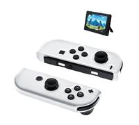 Mcbazel Funda Protectora Transparente Resistente de TPU para Mandos NS Switch/Switch OLED Joy-con - 1 Par, No Compatible Switch 2