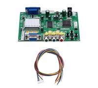 Mcbazel Juego de Arcade RGB/CGA/EGA a VGA HD Tarjeta de conversión de Salida de Video Juego para Arcade Game Monitor a CRT LCD PDP Projector